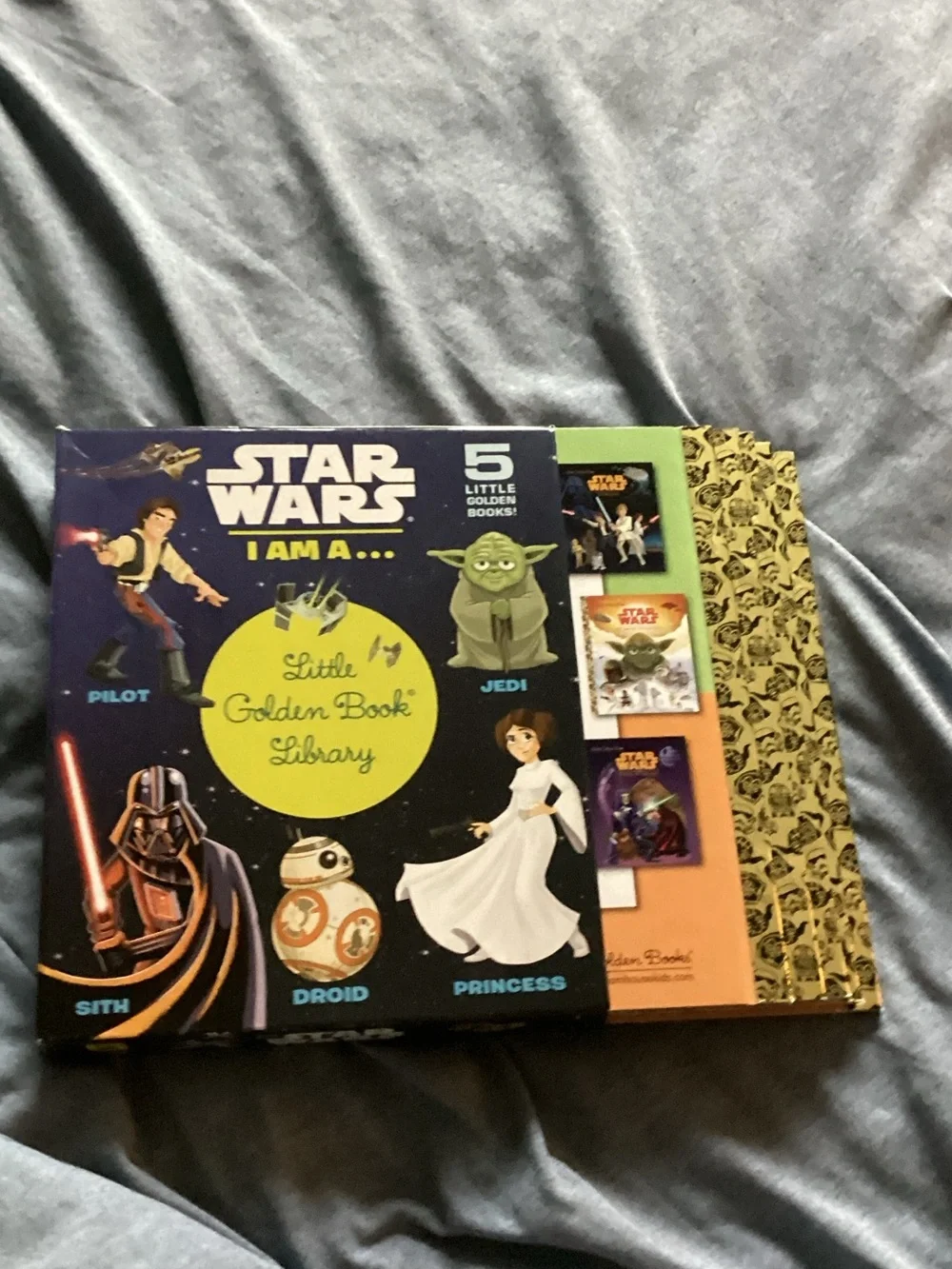 Star Wars Little Golden Book Library - Navy and Yellow